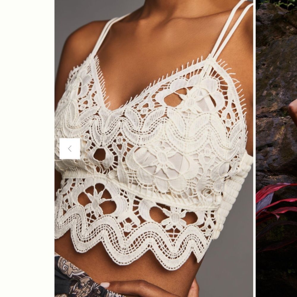 Anthropologie The Viviette Lace Bra Top - Picture 4 of 7